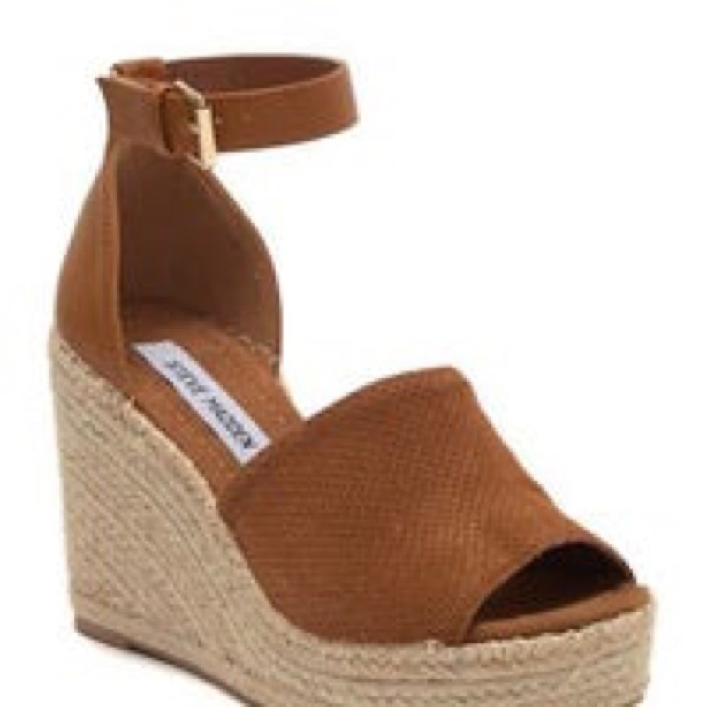 Steve Madden Platform Suede Wedge Espadrille